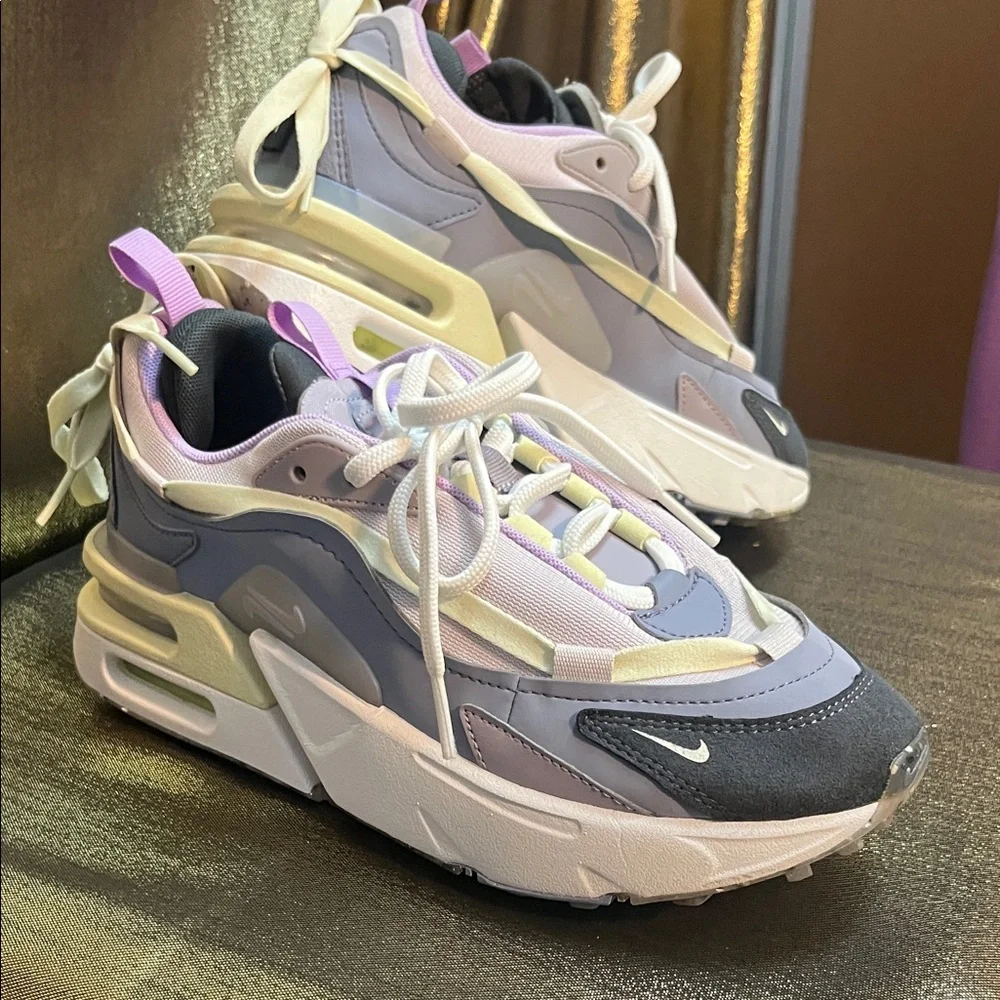Nike Sneakers in Purple, White, and Black